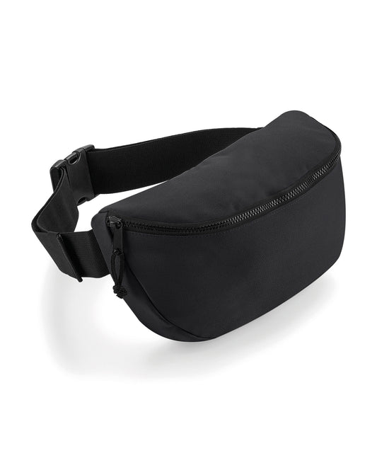 Personalised Bags - Black Bagbase Oversized belt bag