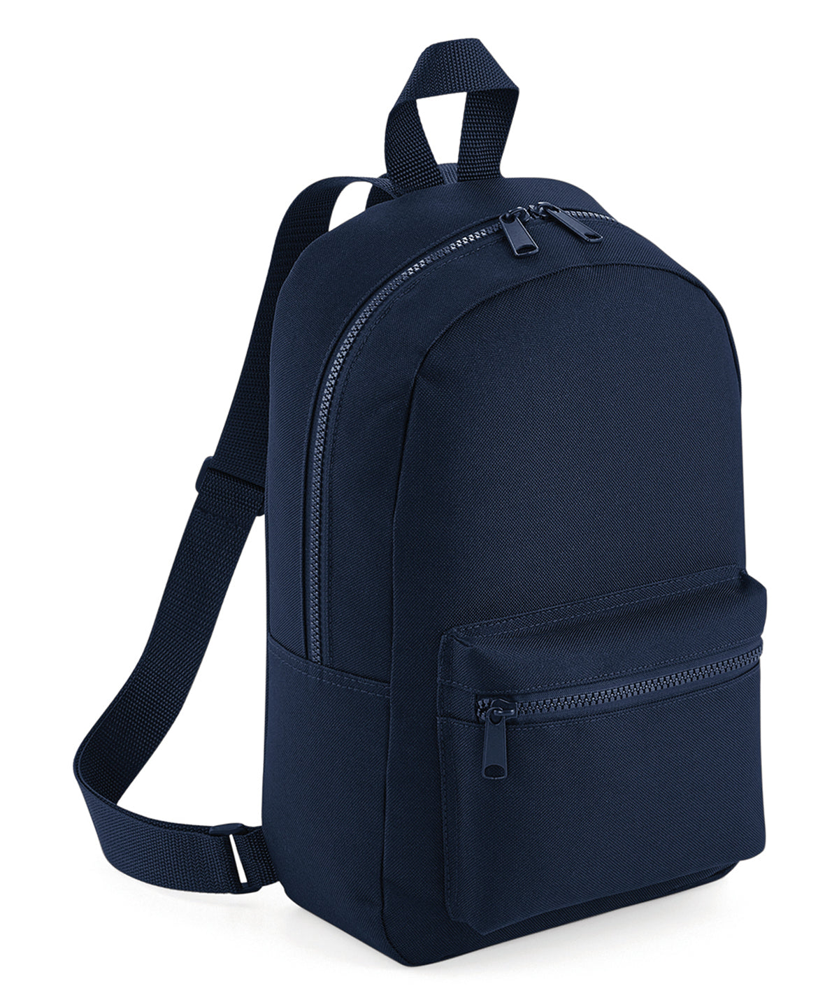 Personalised Bags - Navy Bagbase Mini essential fashion backpack