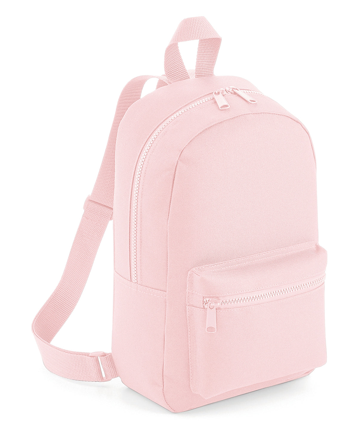 Personalised Bags - Light Pink Bagbase Mini essential fashion backpack