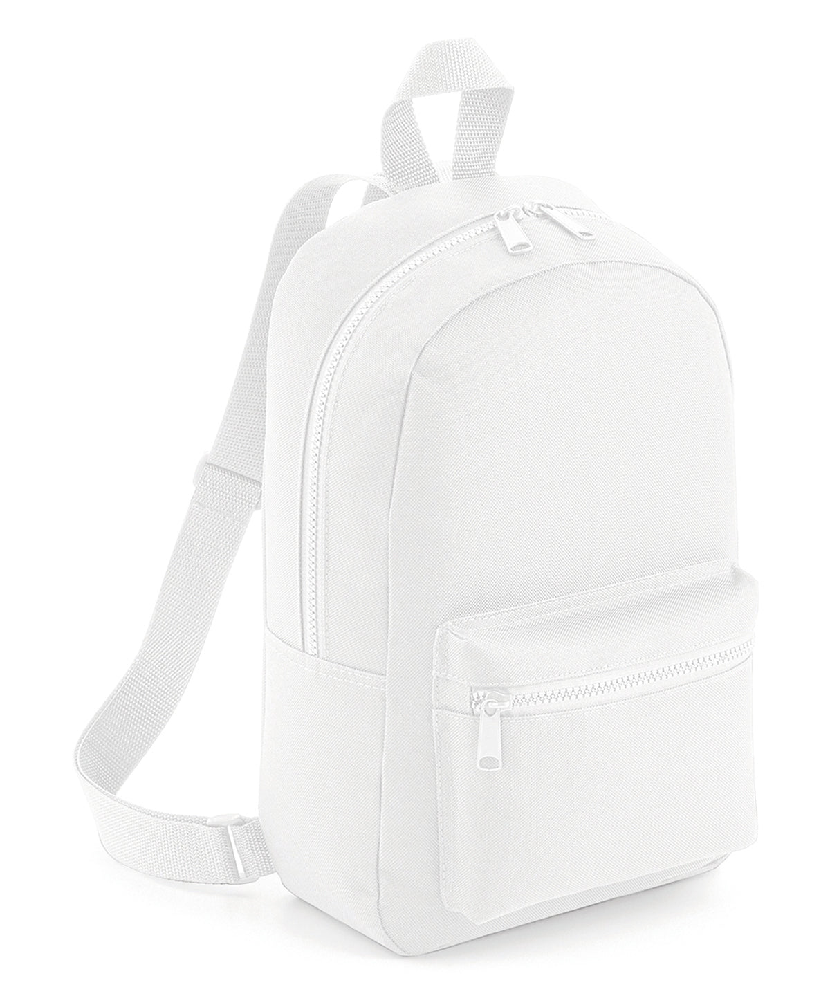 Personalised Bags - White Bagbase Mini essential fashion backpack