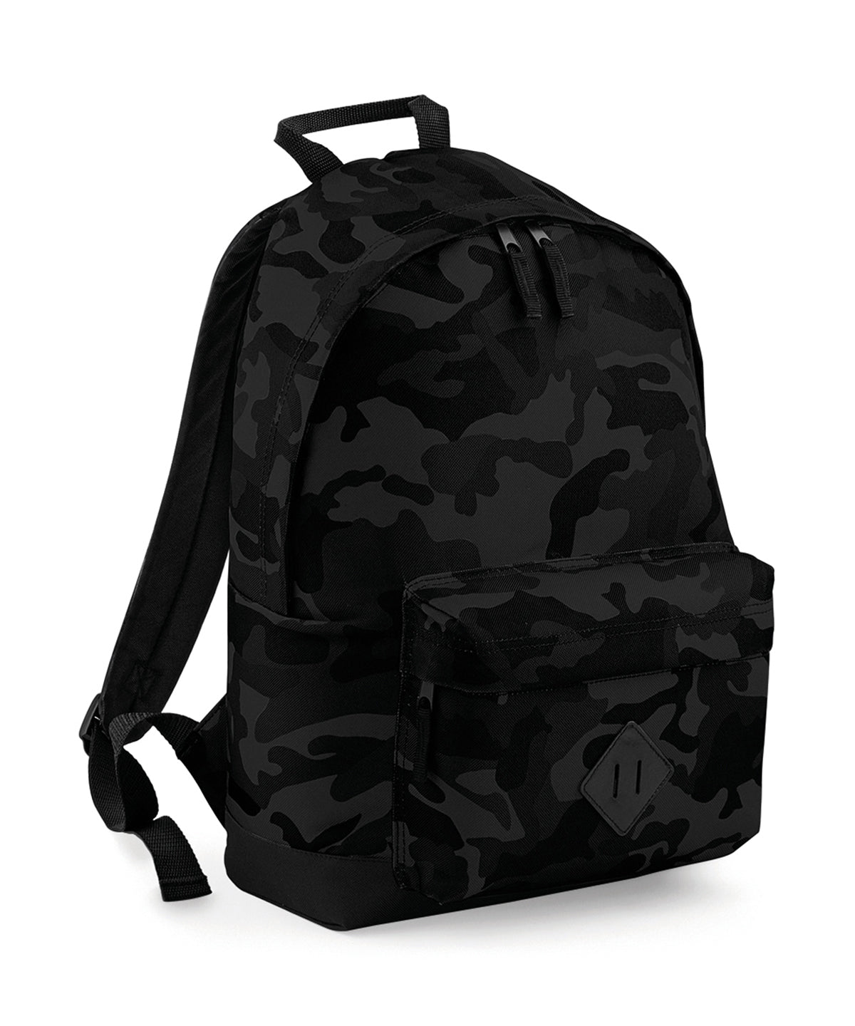 Personalised Bags - Black Bagbase Camo backpack