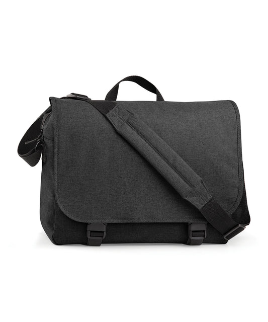 Personalised Bags - Dark Grey Bagbase Two-tone digital messenger