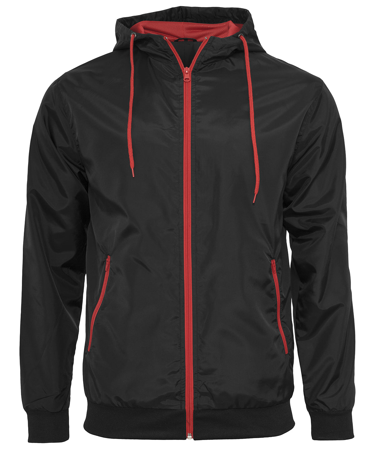 Personalised Jackets - Black Build Your Brand Wind runner