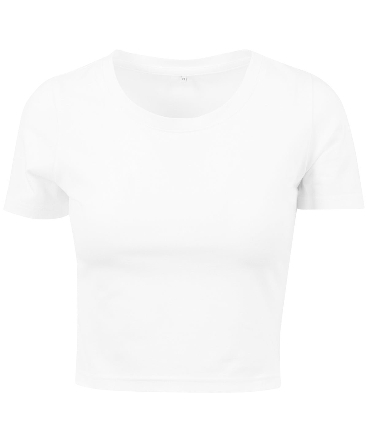 Personalised T-Shirts - Light Grey Build Your Brand Women's cropped tee