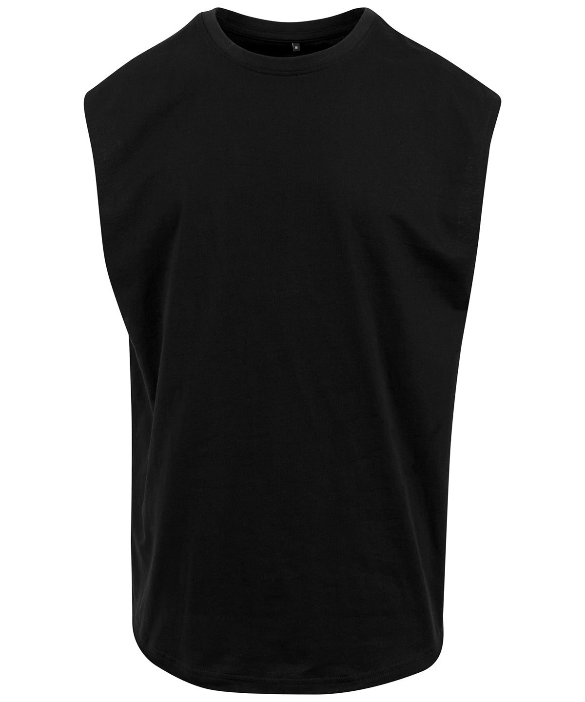 Personalised T-Shirts - Black Build Your Brand Sleeveless tee