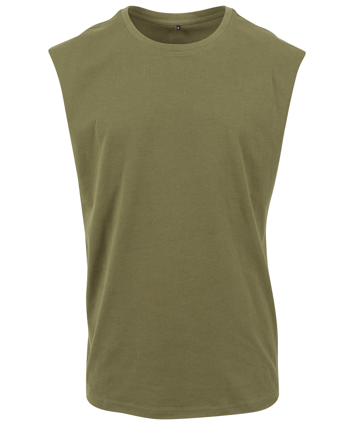 Personalised T-Shirts - Olive Build Your Brand Sleeveless tee
