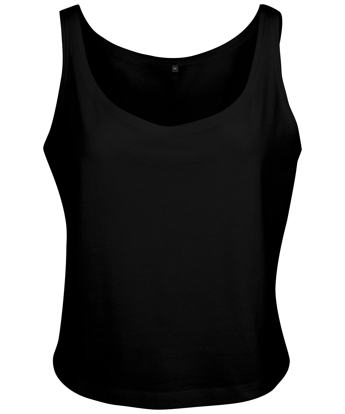 Personalised Vests - Black Build Your Brand Women's oversized tank top