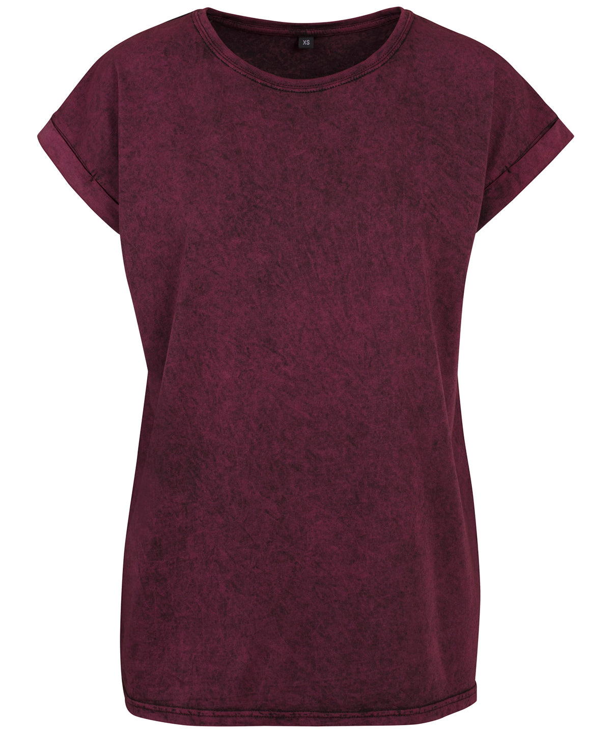 Personalised T-Shirts - Build Your Brand Women's acid washed extended shoulder tee