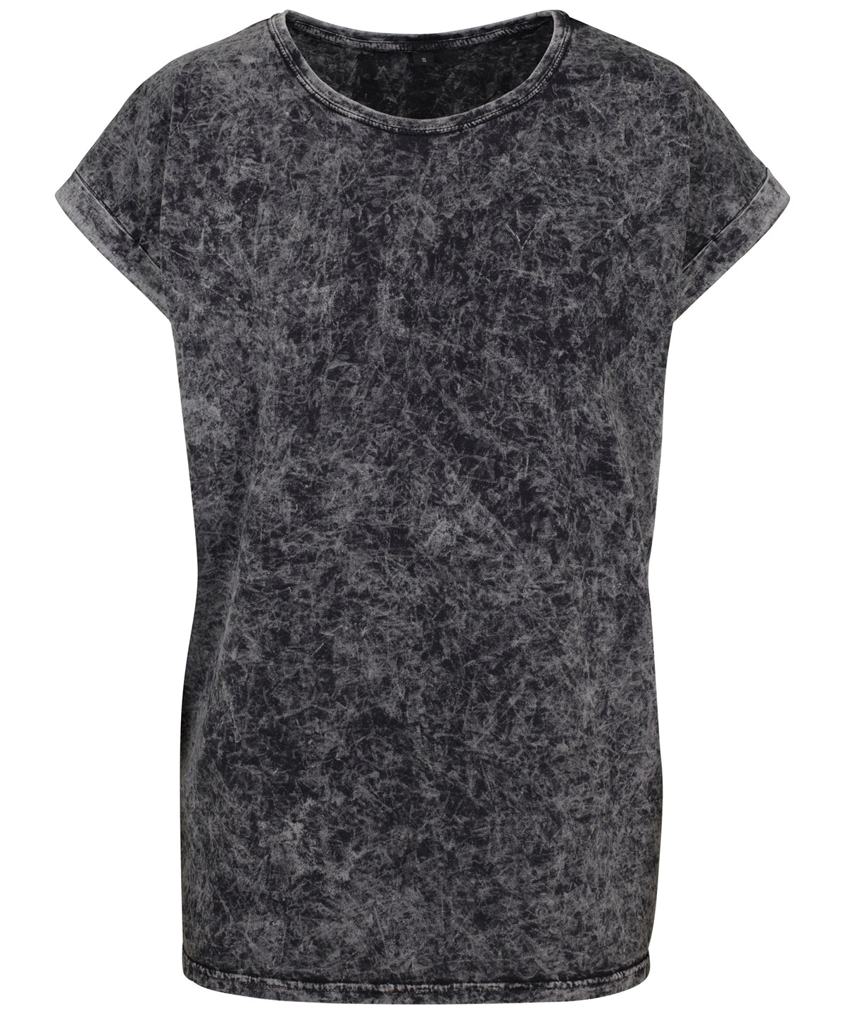 Personalised T-Shirts - Build Your Brand Women's acid washed extended shoulder tee