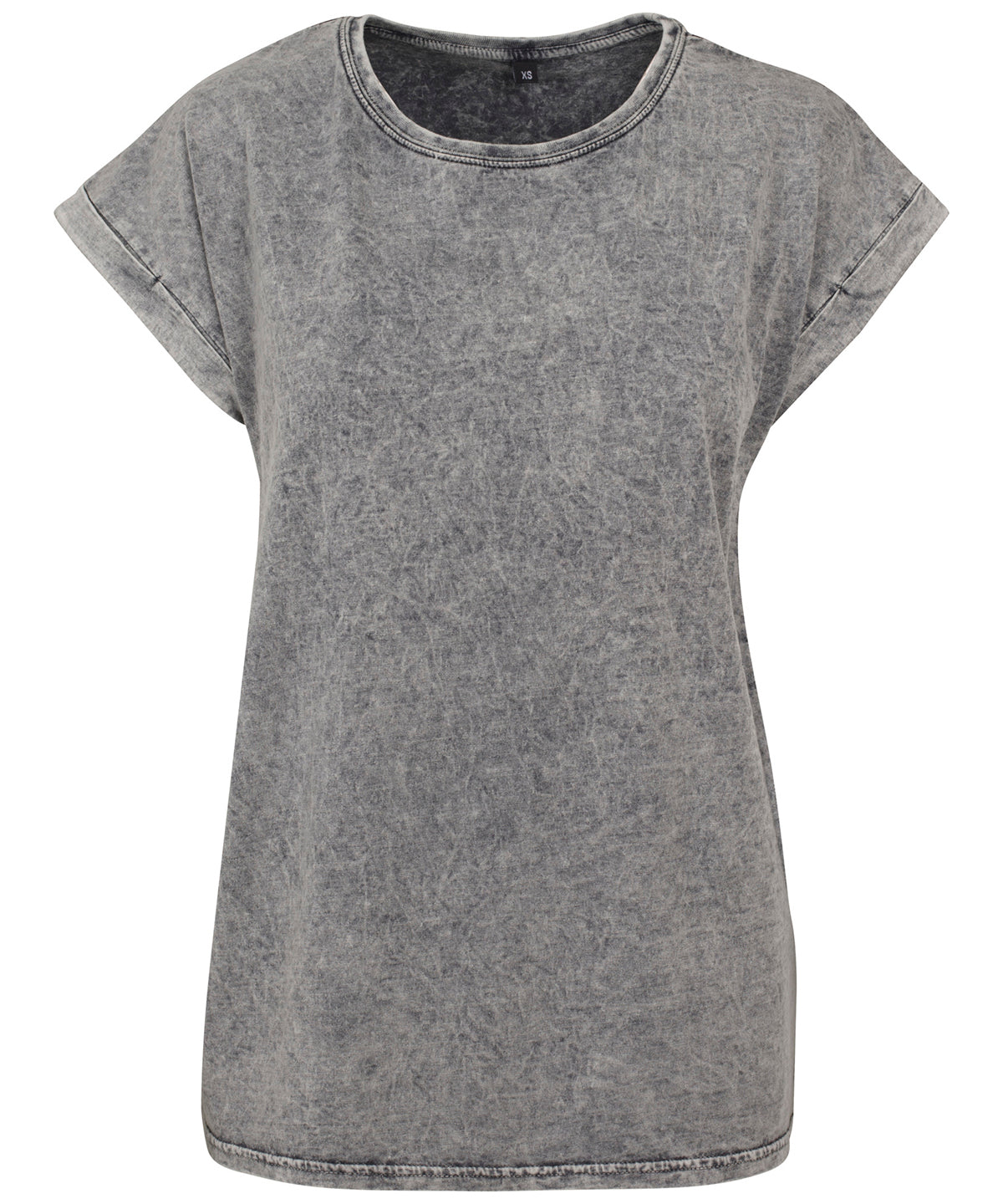 Personalised T-Shirts - Build Your Brand Women's acid washed extended shoulder tee