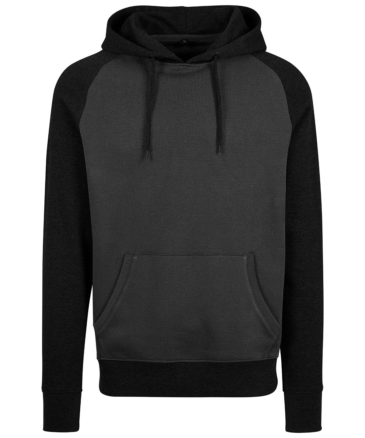 Personalised Hoodies - Dark Grey Build Your Brand Raglan hoodie