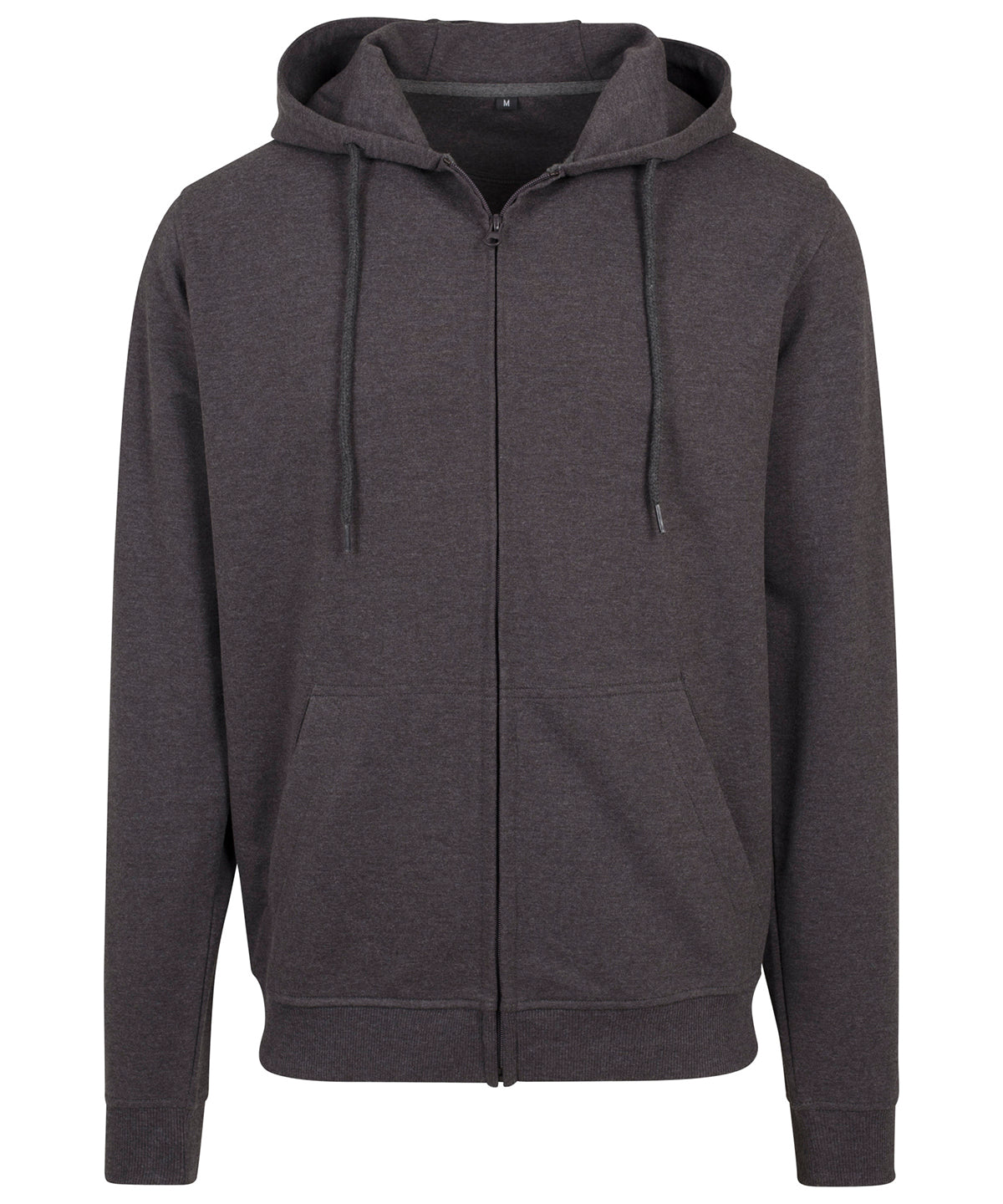 Personalised Hoodies - Dark Grey Build Your Brand Terry zip hoodie