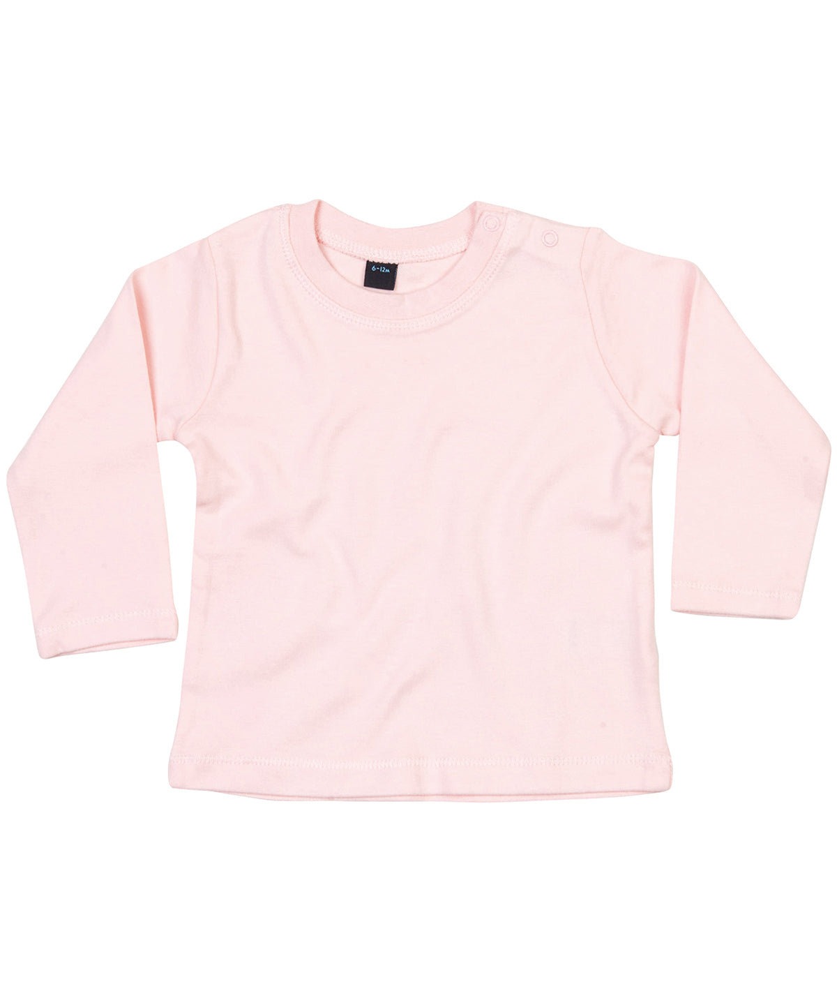 Personalised T-Shirts - Mid Pink Babybugz Baby long sleeve T