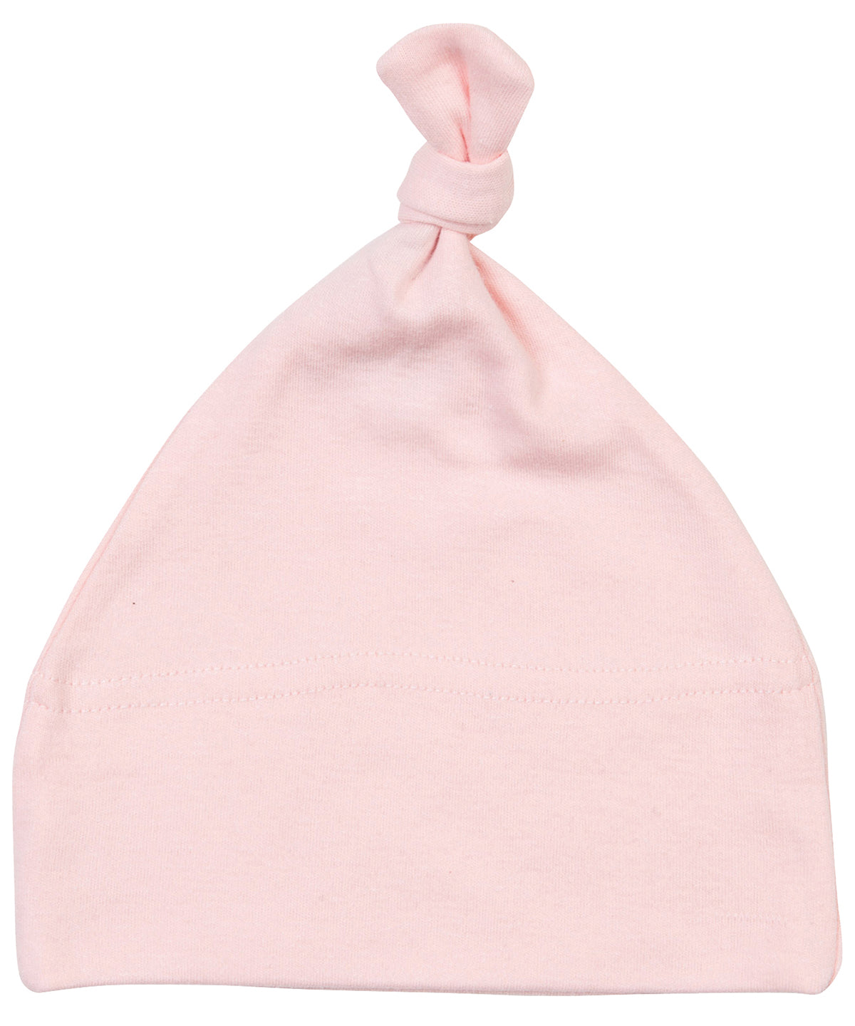 Personalised Hats - Light Pink Babybugz Baby one-knot hat