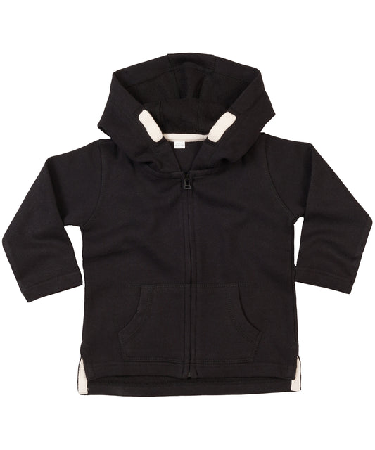 Personalised Hoodies - Black Babybugz Baby hoodie