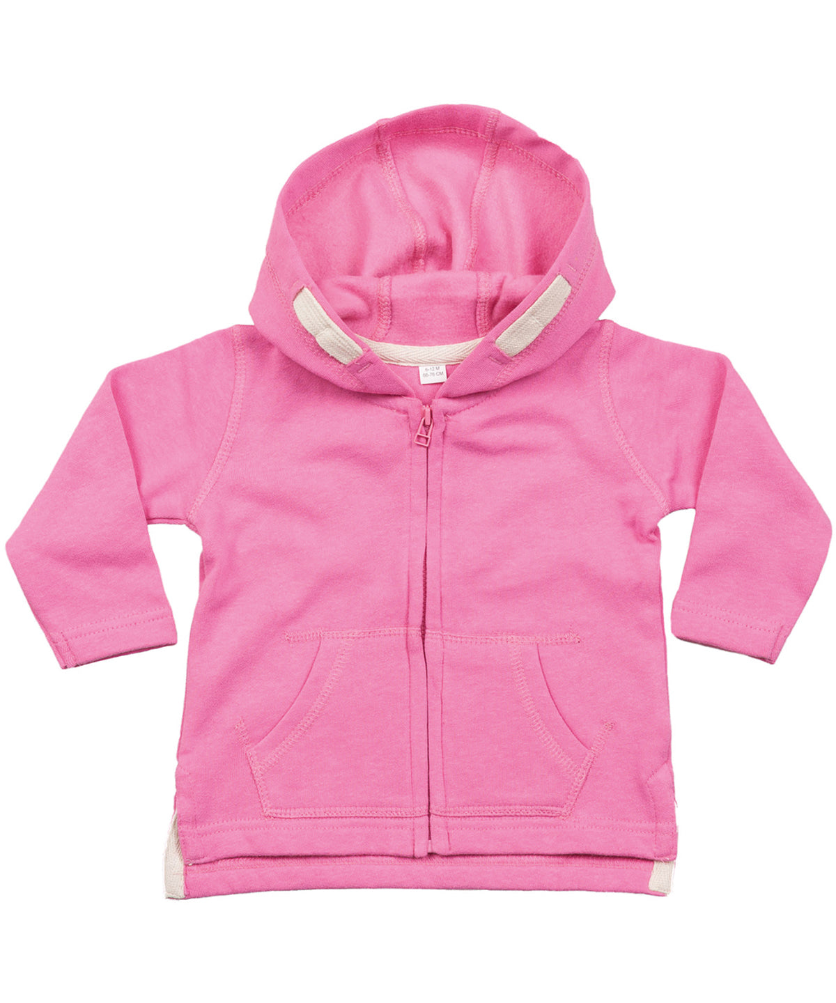 Personalised Hoodies - Babybugz Baby zipped hoodie