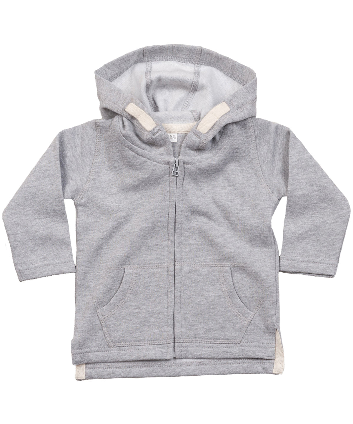 Personalised Hoodies - Babybugz Baby zipped hoodie