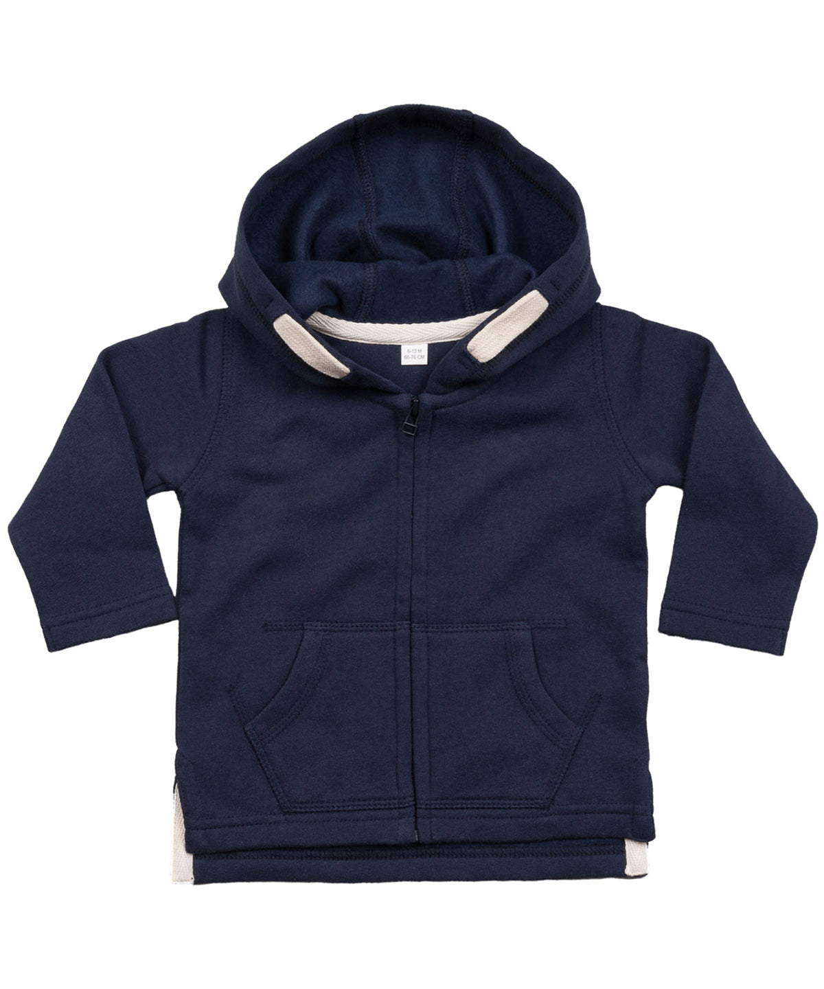 Personalised Hoodies - Babybugz Baby zipped hoodie