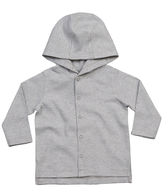 Personalised Hoodies - Stripes Babybugz Baby stripy hooded T
