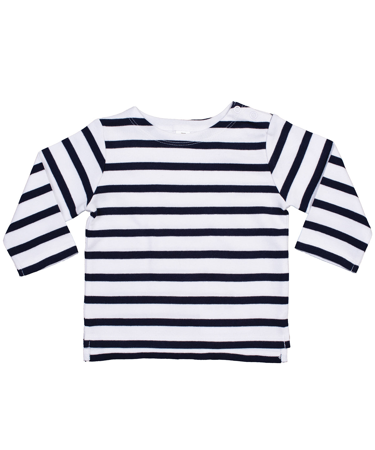 Personalised T-Shirts - Stripes Babybugz Baby Breton top