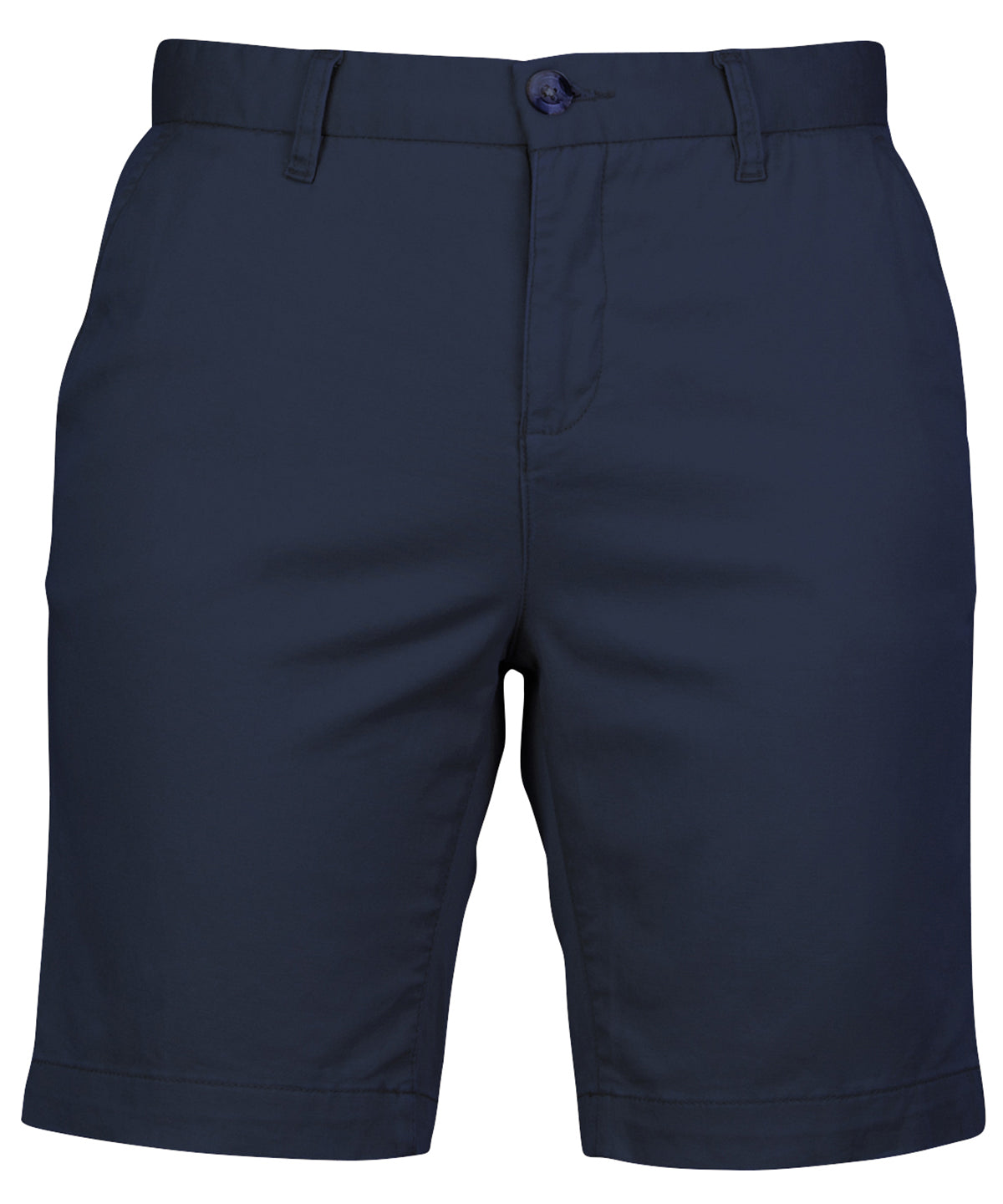 Personalised Shorts - Navy Front Row Women's stretch chino shorts