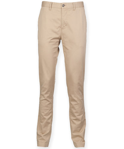 Personalised Trousers - Black Front Row Stretch chinos