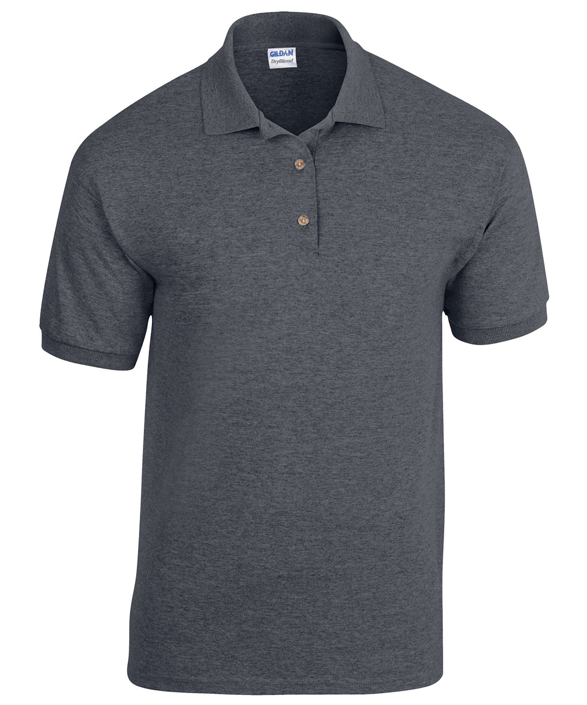 Personalised Polo Shirts - Black Gildan DryBlend® Jersey knit polo