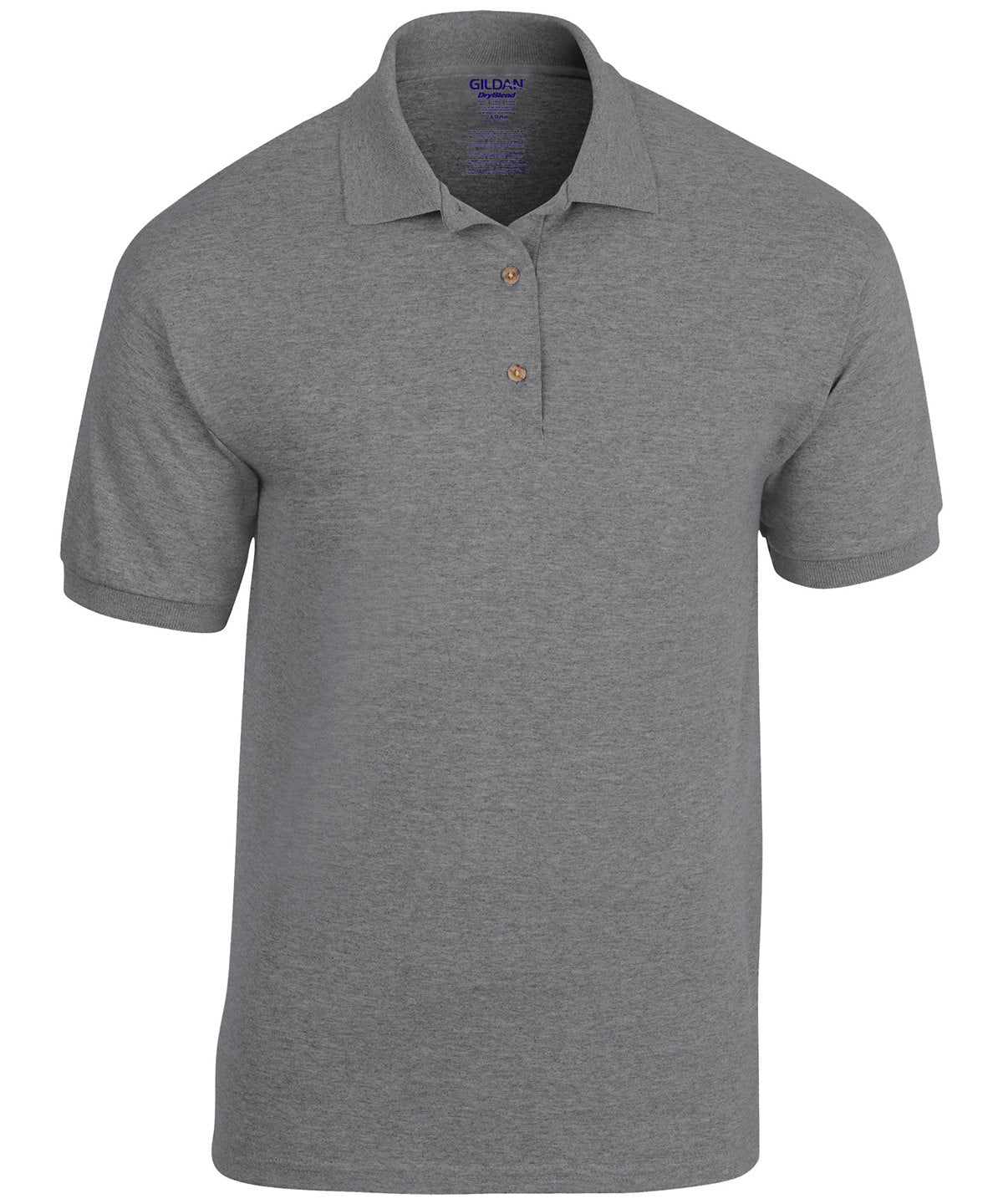 Personalised Polo Shirts - Black Gildan DryBlend® Jersey knit polo