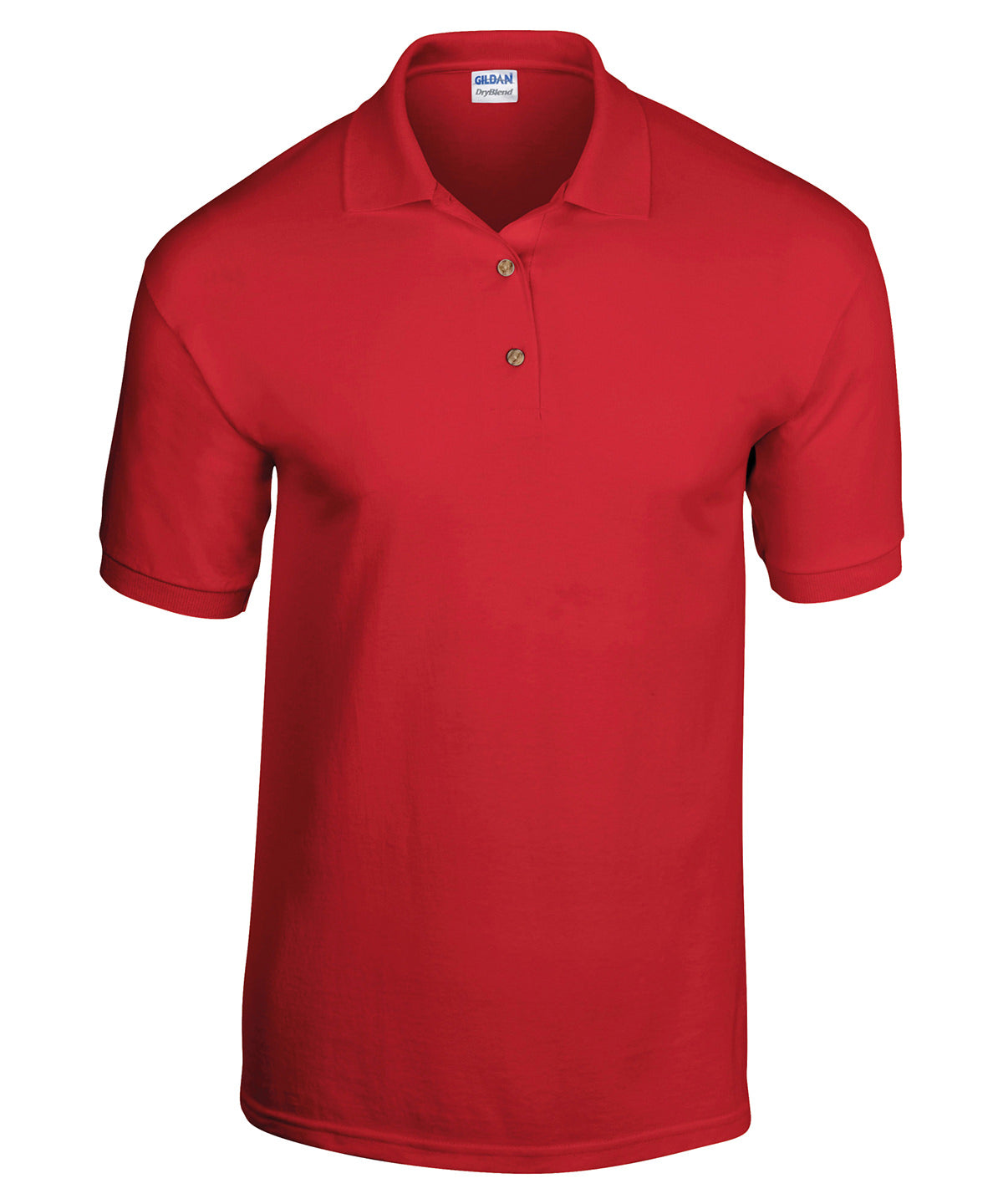 Personalised Polo Shirts - Mid Blue Gildan DryBlend® Jersey knit polo