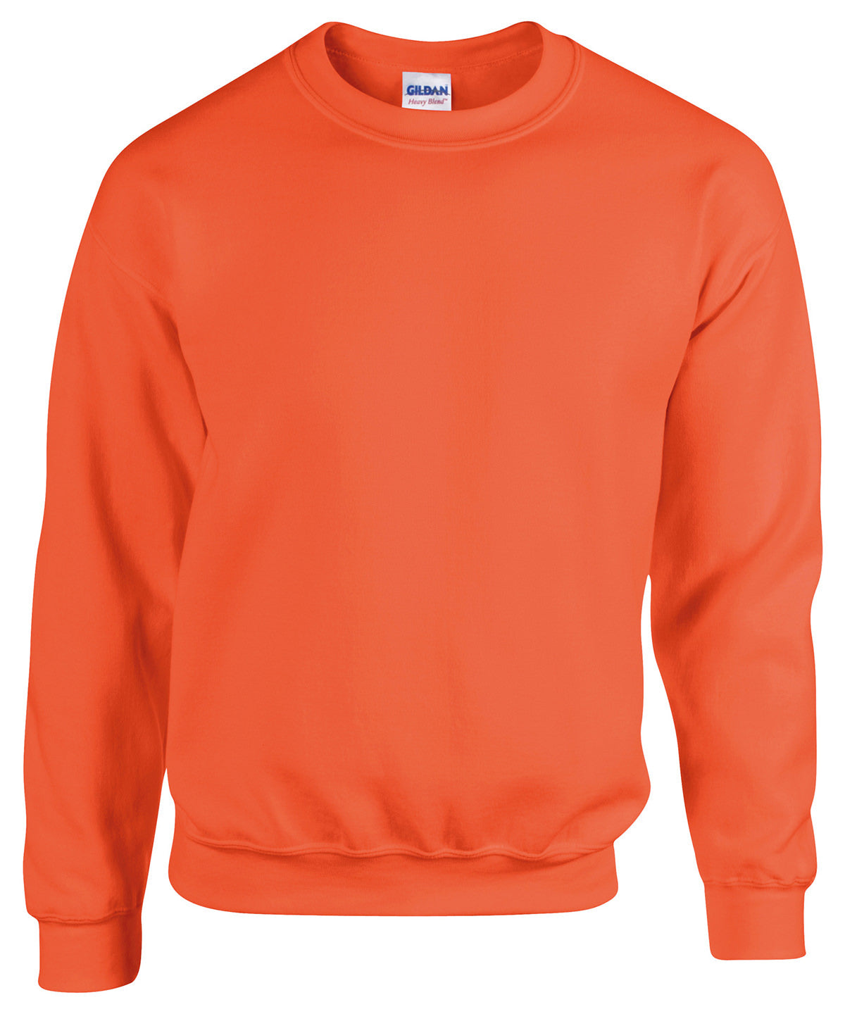 Personalised Sweatshirts - Mid Orange Gildan Heavy Blend™ adult crew neck sweatshirt