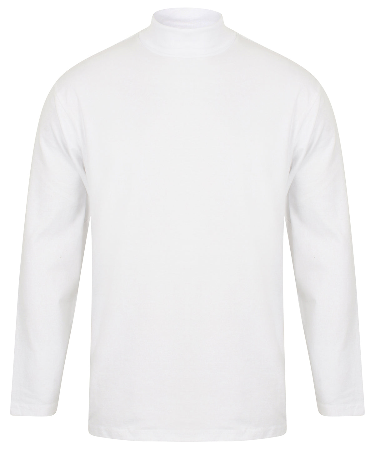 Personalised Sweatshirts - Black Henbury Long sleeve roll neck top