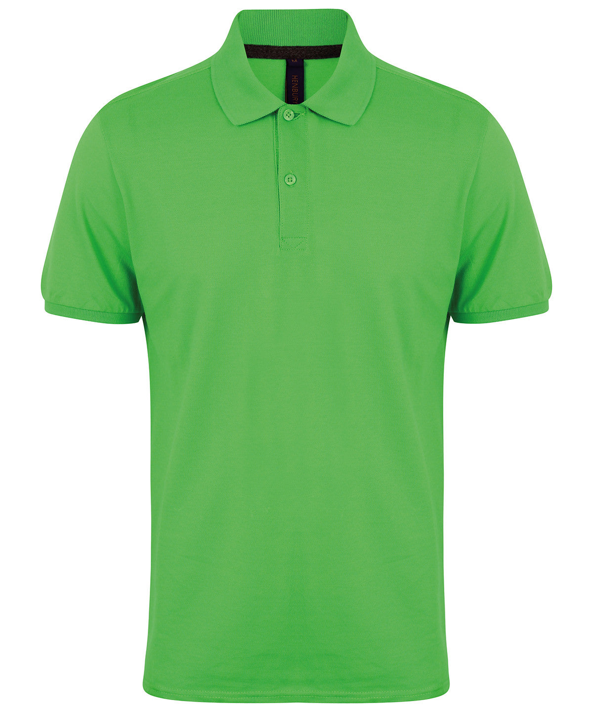 Personalised Polo Shirts - Turquoise Henbury Micro-fine piqué polo shirt