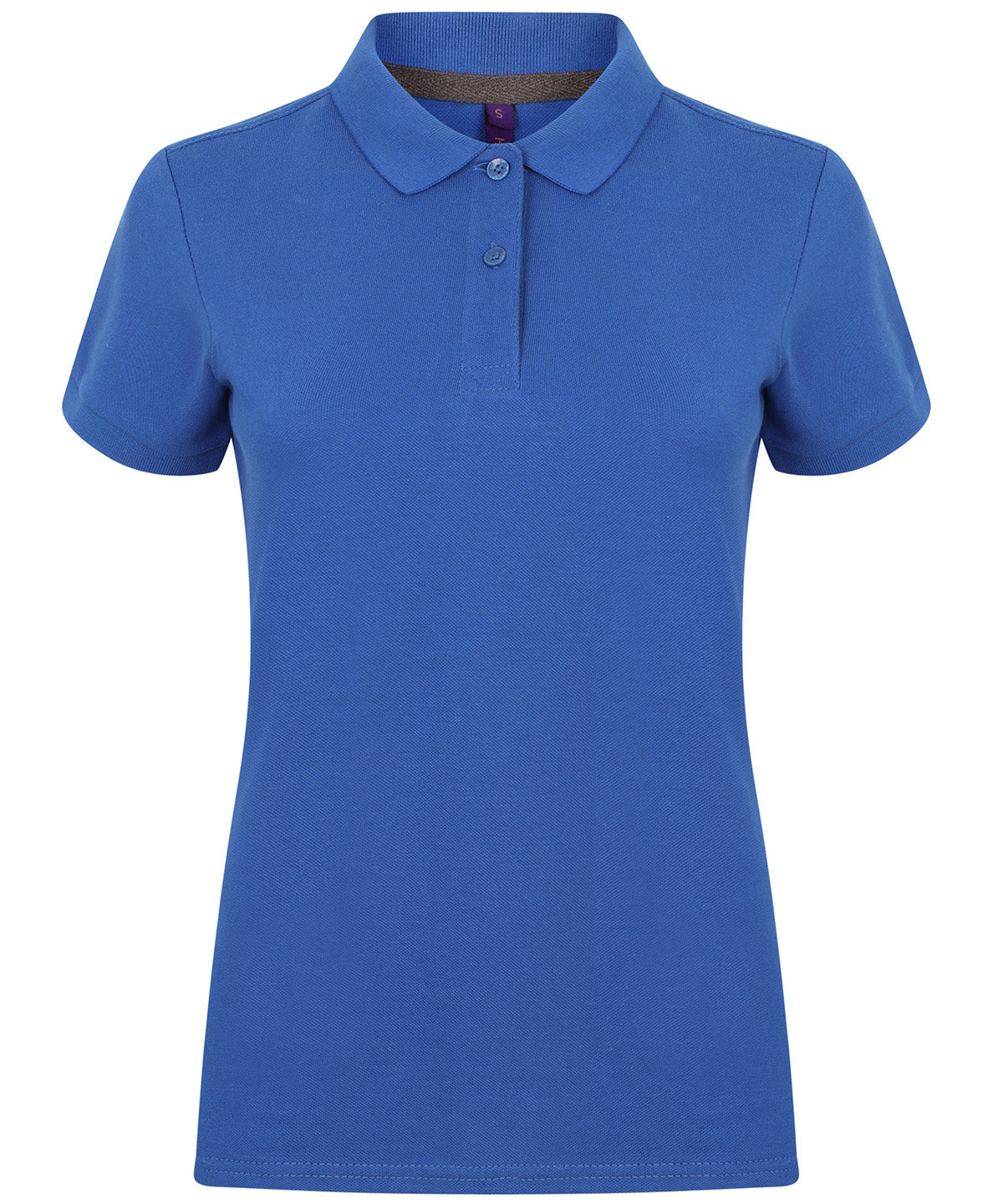 Personalised Polo Shirts - Burgundy Henbury Women's micro-fine piqué polo shirt