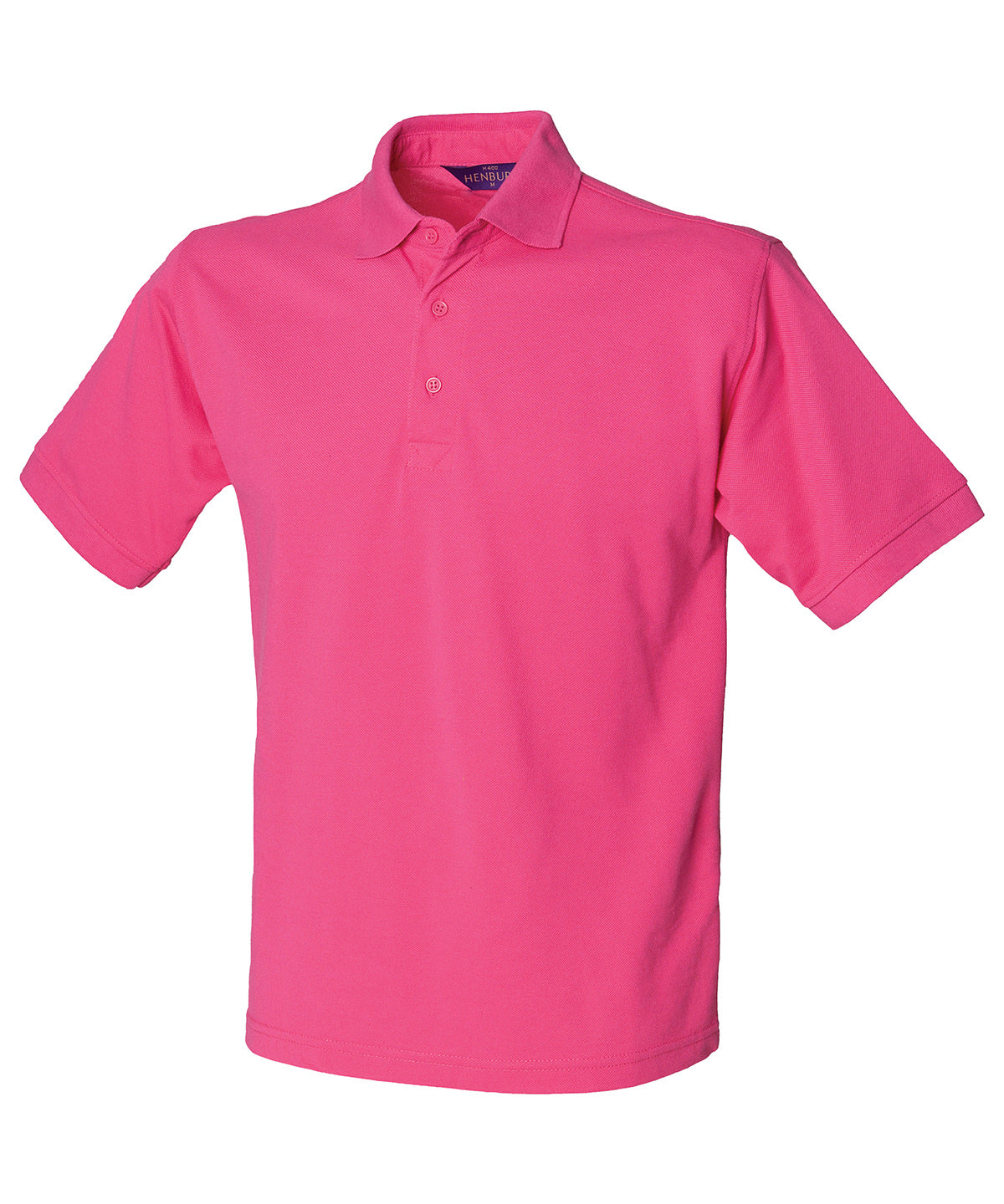 Personalised Polo Shirts - Light Pink Henbury 65/35 Classic piqué polo shirt