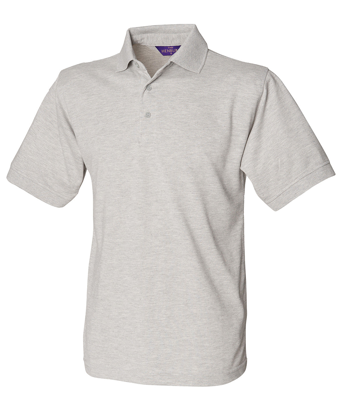 Personalised Polo Shirts - Black Henbury 65/35 Classic piqué polo shirt