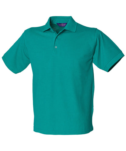 Personalised Polo Shirts - Dark Purple Henbury 65/35 Classic piqué polo shirt