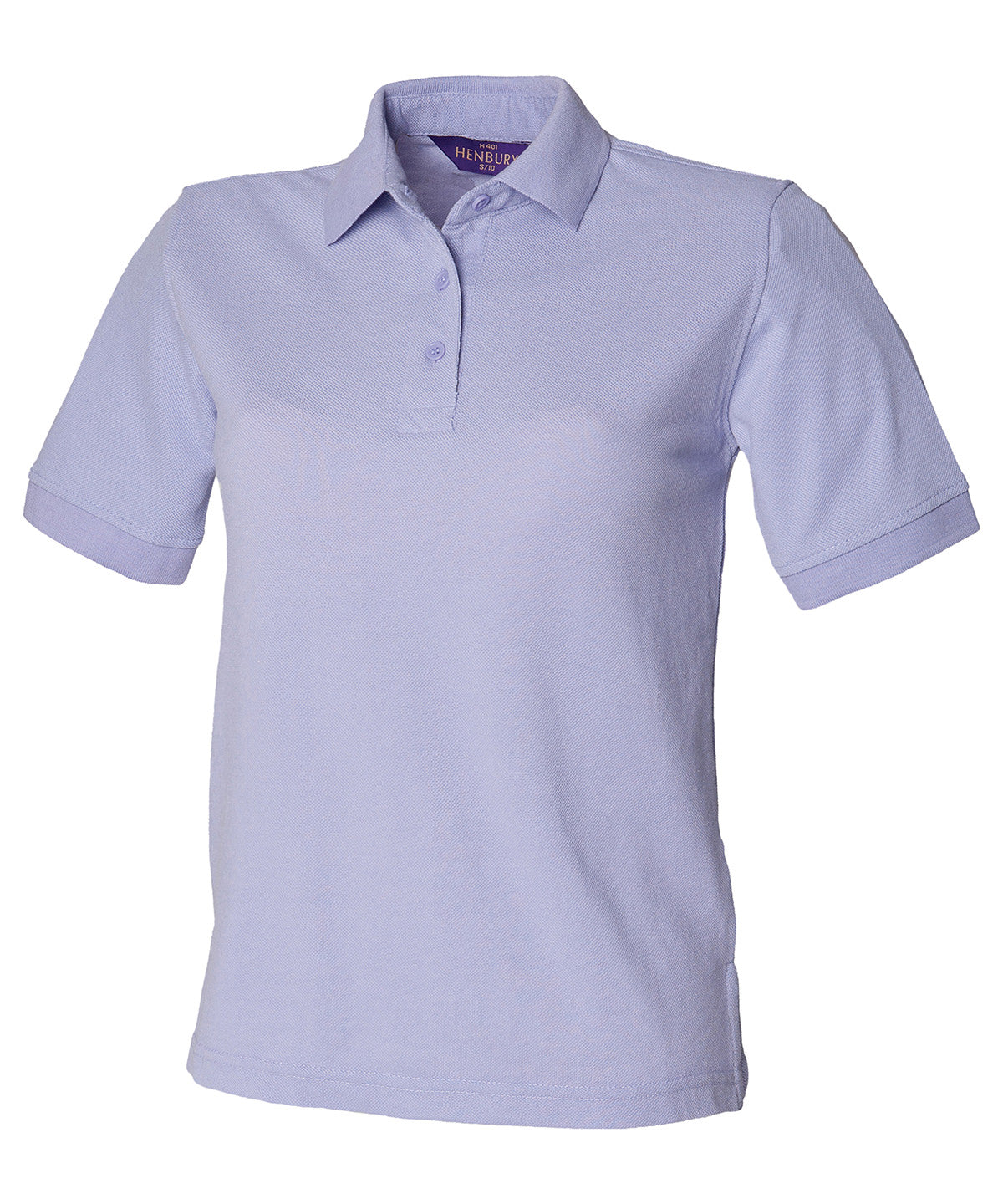 Personalised Polo Shirts - Black Henbury Women's 65/35 polo shirt