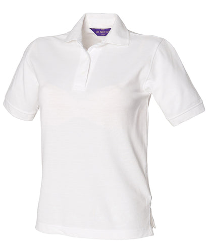 Personalised Polo Shirts - Teal Henbury Women's 65/35 polo shirt