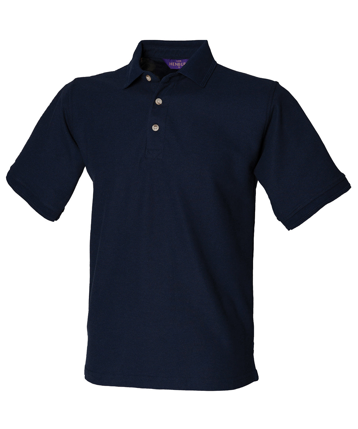Personalised Polo Shirts - Black Henbury Ultimate 65/35 polo shirt