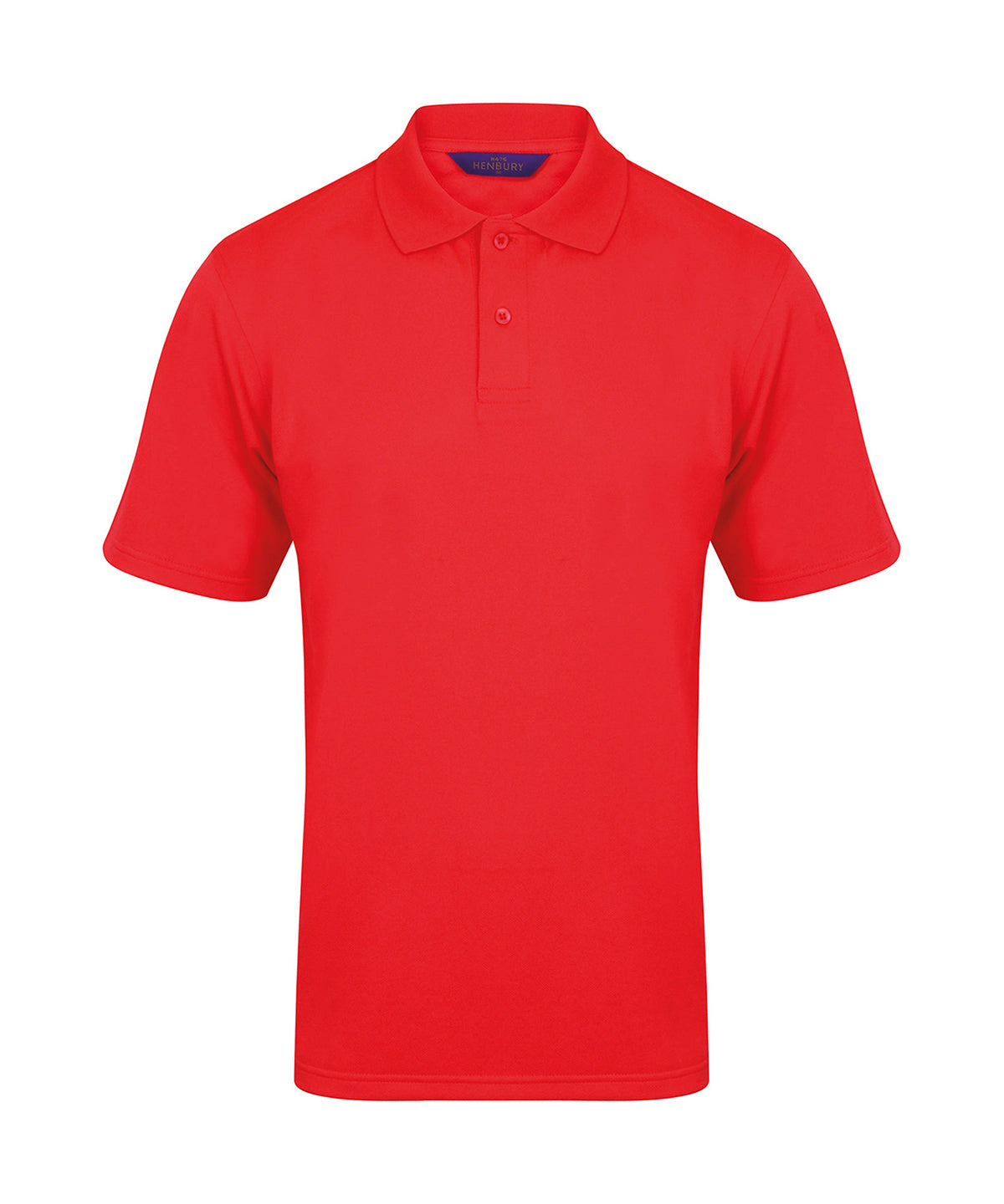 Personalised Polo Shirts - Mid Orange Henbury Coolplus® polo shirt
