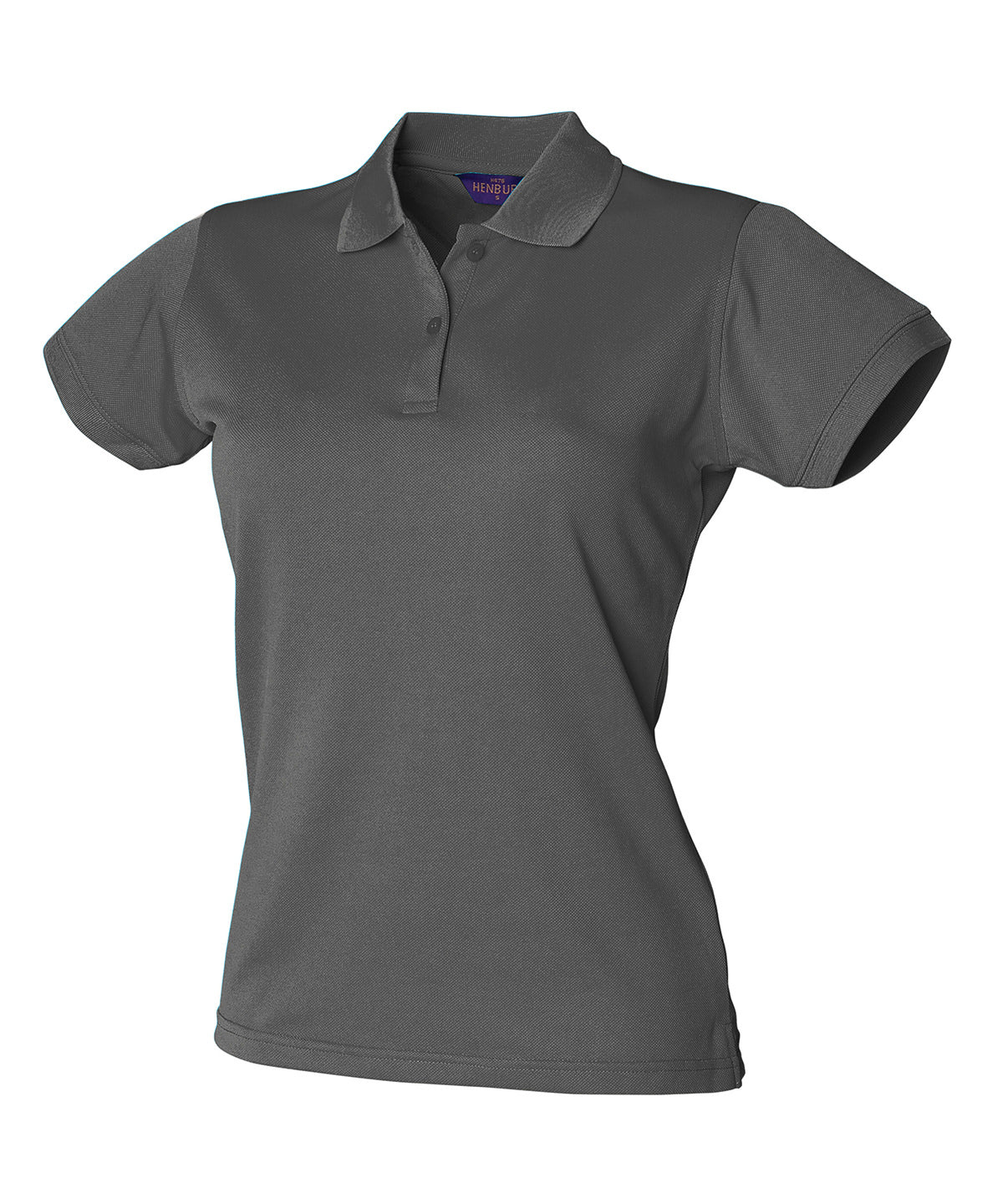 Personalised Polo Shirts - Light Blue Henbury Women's Coolplus® polo shirt