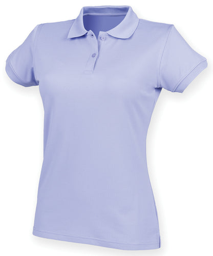 Personalised Polo Shirts - Lime Henbury Women's Coolplus® polo shirt