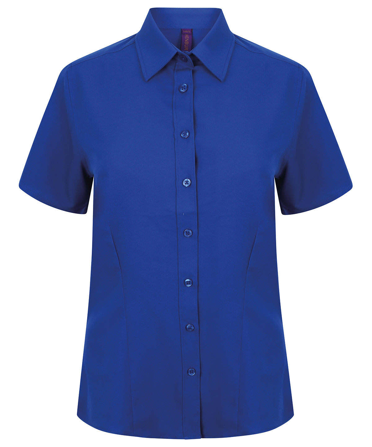 Personalised Shirts - Black Henbury Women's wicking antibacterial short sleeve shirt