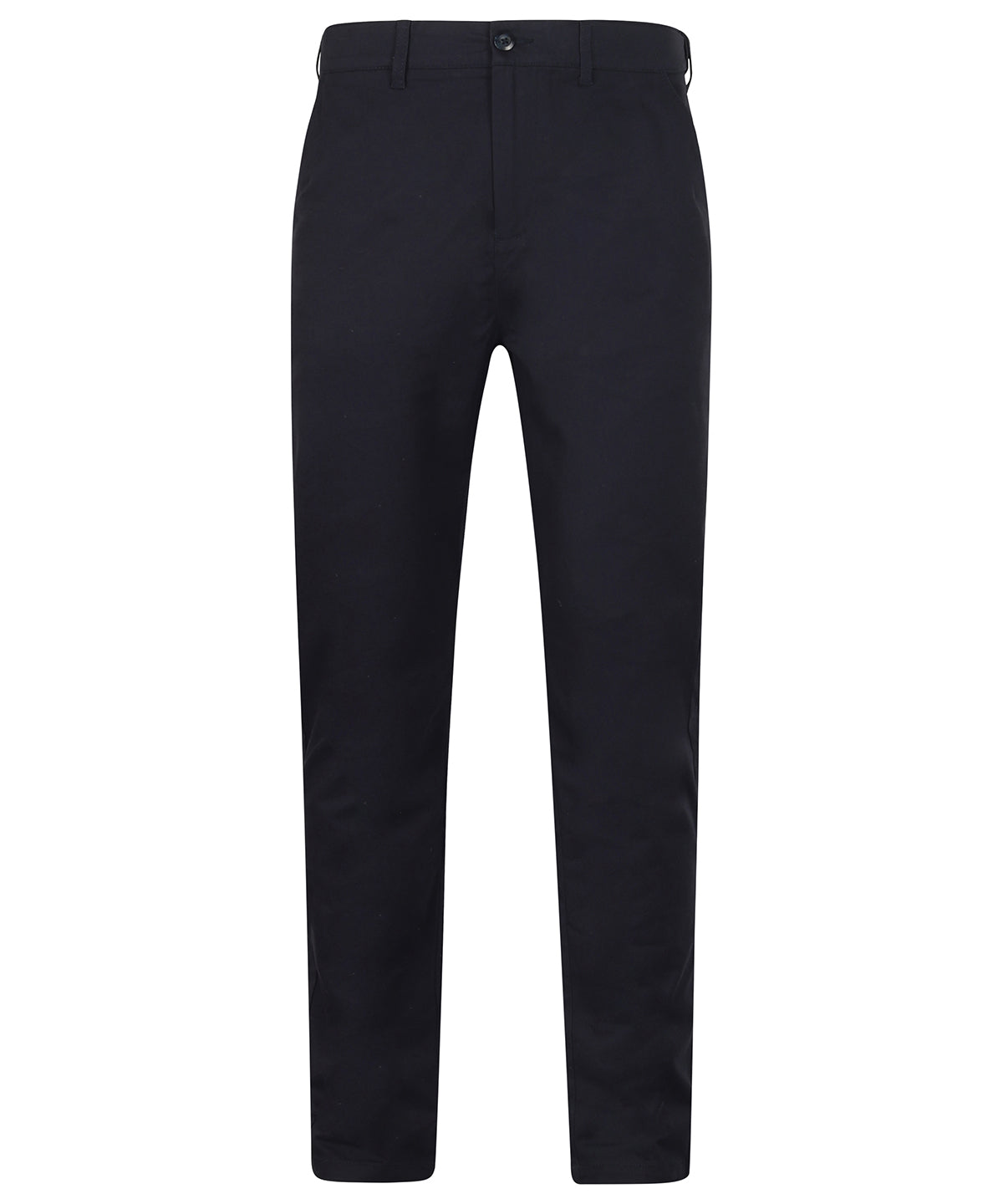 Personalised Trousers - Black Henbury Stretch chinos with flex waistband