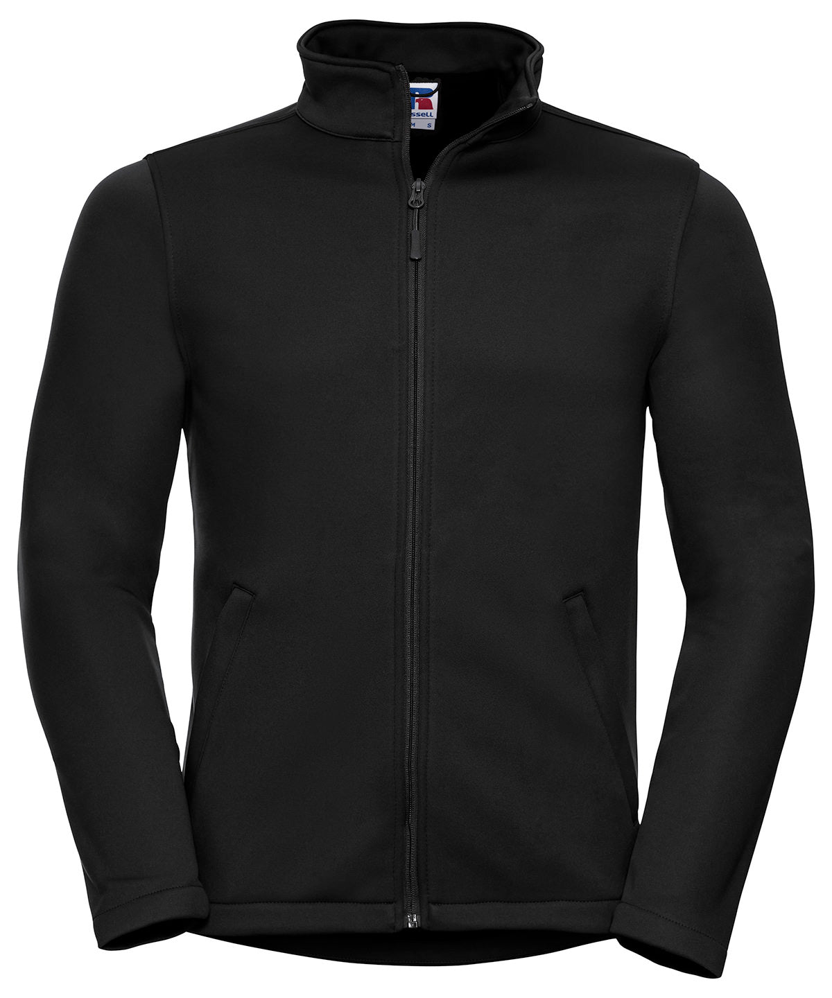 Personalised Jackets - Black Russell Europe Smart softshell jacket