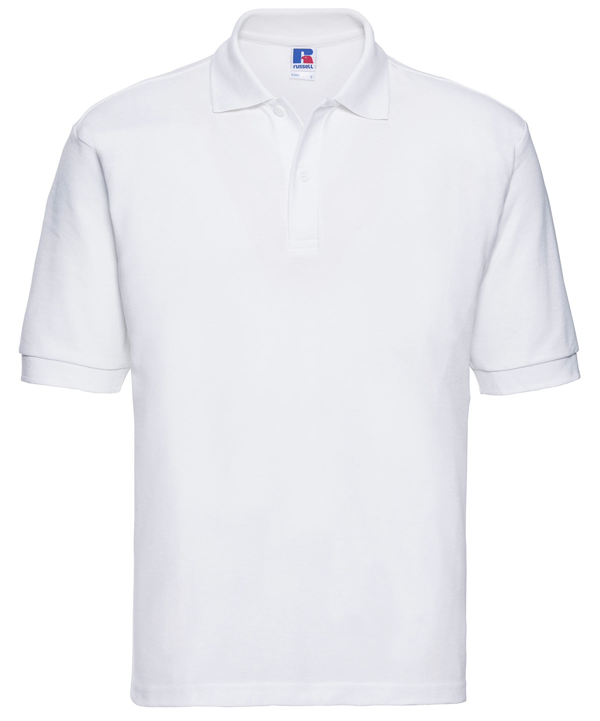 Personalised Polo Shirts - Bottle Russell Europe Classic polycotton polo