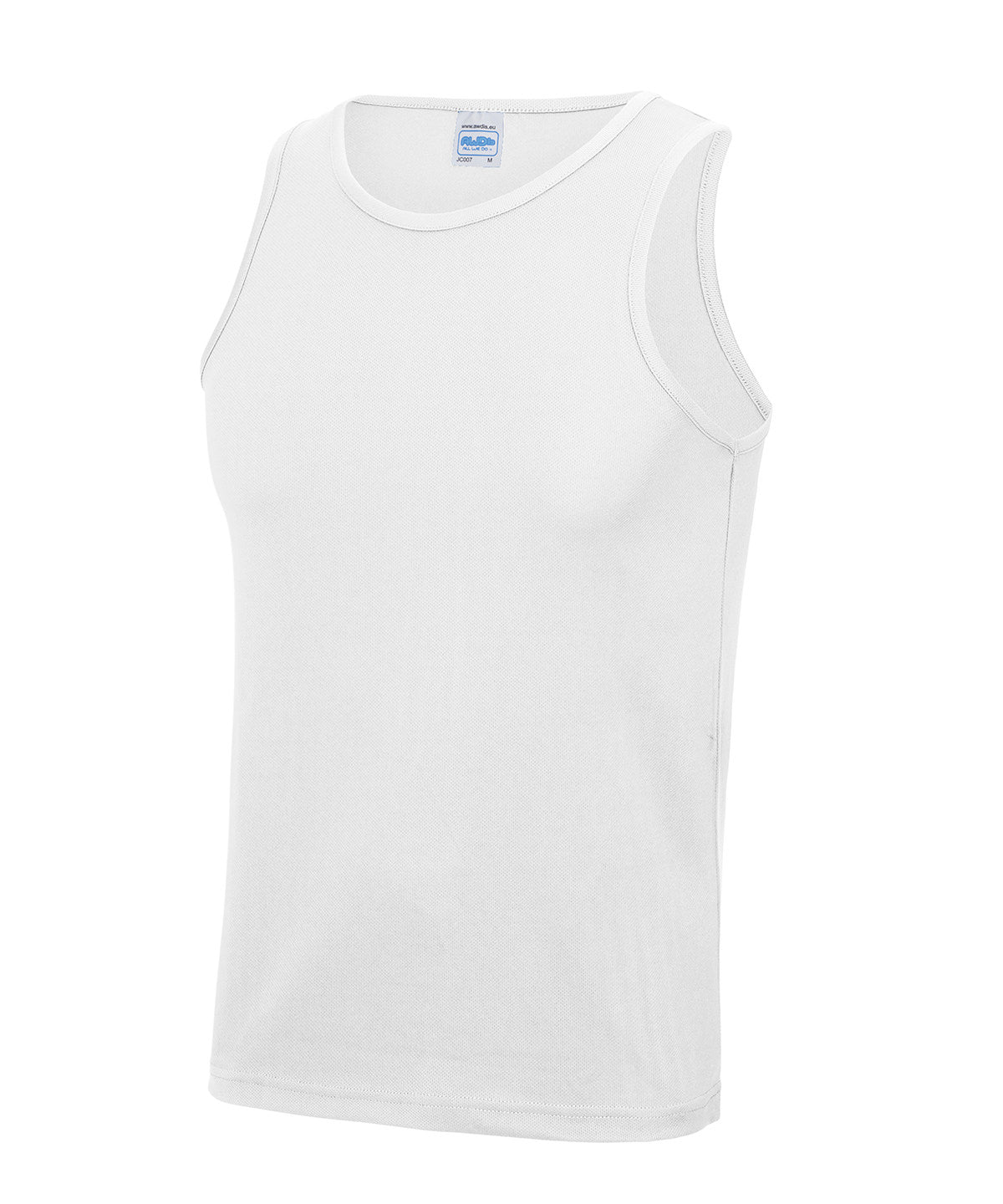 Personalised Vests - White AWDis Just Cool Cool vest