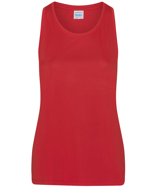 Personalised Vests - AWDis Just Cool Women's cool smooth sports vest