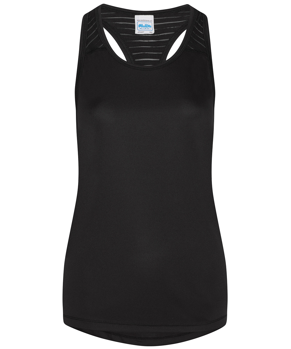 Personalised Vests - White AWDis Just Cool Women's cool smooth workout vest