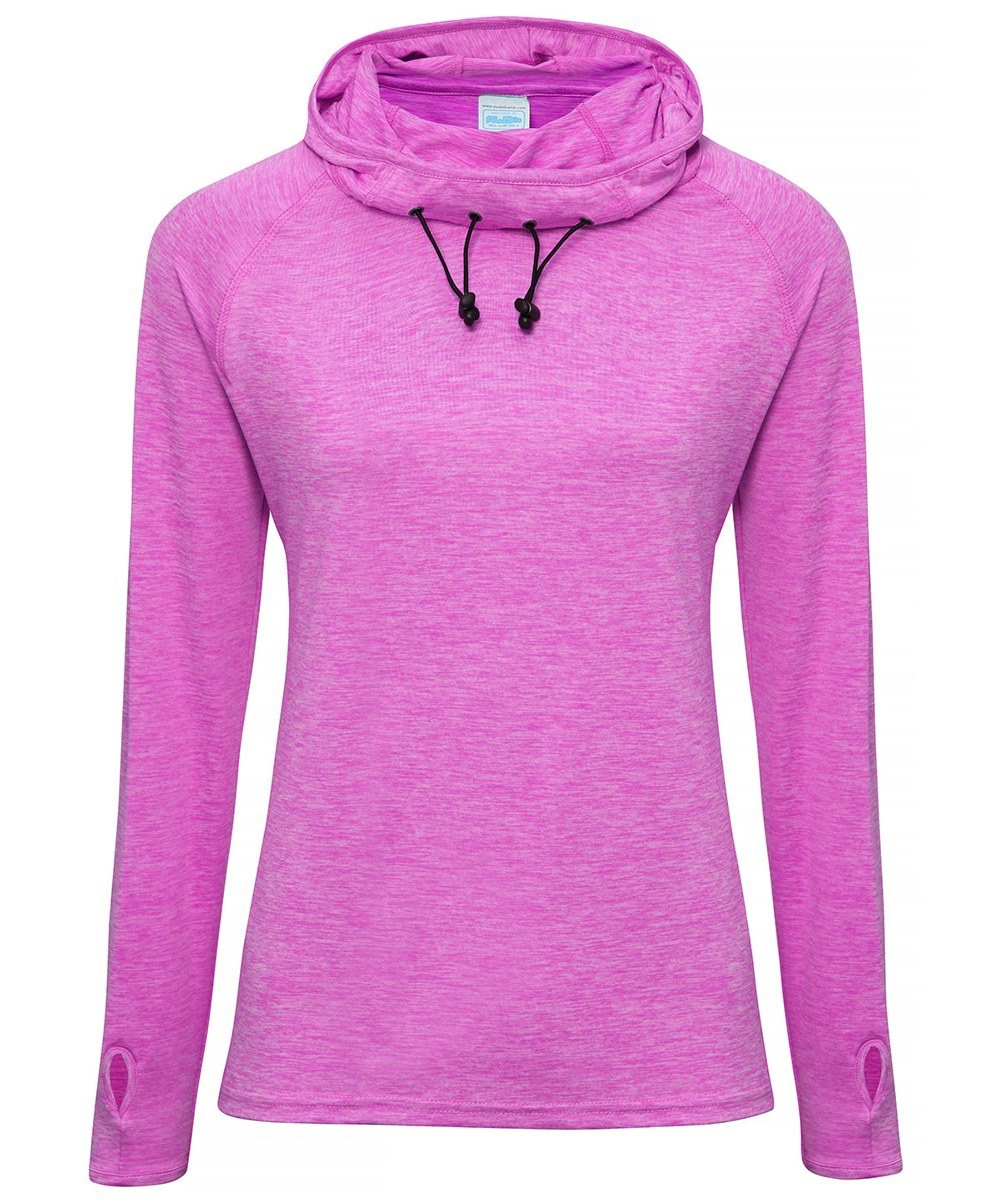 Personalised Sports Overtops - Neon Pink AWDis Just Cool Women's cool cowl neck top
